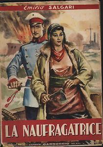 La La naufragatrice - Emilio Salgari - copertina