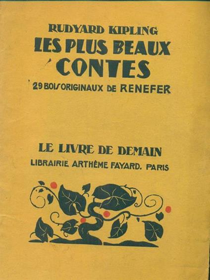 Les Plus Beaux Contes - Rudyard Kipling - copertina