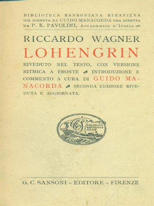 Lohengrin - Richard Wagner - copertina