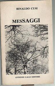 Messaggi - Rinaldo Cusi - copertina
