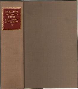 Narratori dell'Ottocento e del primo Novecento. Vol.4 - copertina