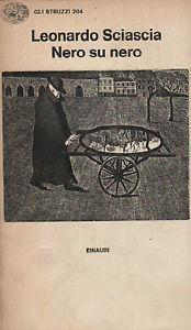 Nero su nero - Leonardo Sciascia - copertina