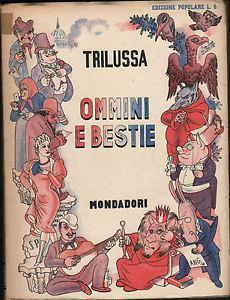 Ommini e bestie - Trilussa - copertina