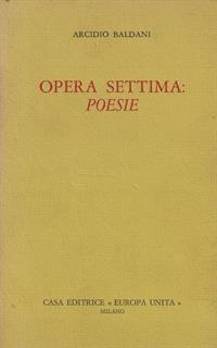 Opera settima poesie. Copia autografata
