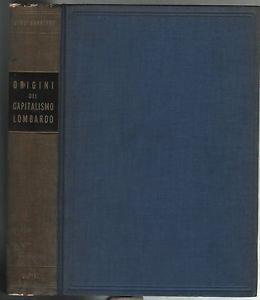 Origini del capitalismo lombardo - Gino Barbieri - copertina