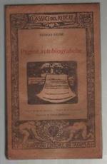 Pagine autobiografiche