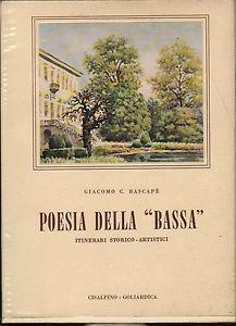Poesia della bassa - Giacomo Bascapé - copertina