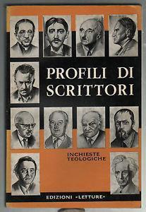 Profili di scrittori 4 - copertina