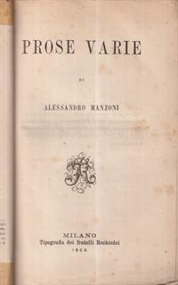 Prose varie