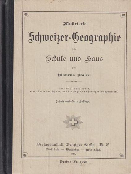 Schweizer Geographie - Maurus Wafer - copertina