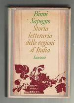 Storia letteraria delle regioni d'Italia