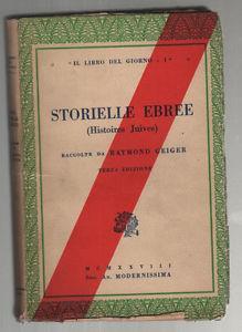 Storielle ebreee - Raymond Geiger - copertina