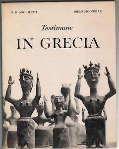 Testimone in Grecia - G. Battista Angioletti - copertina
