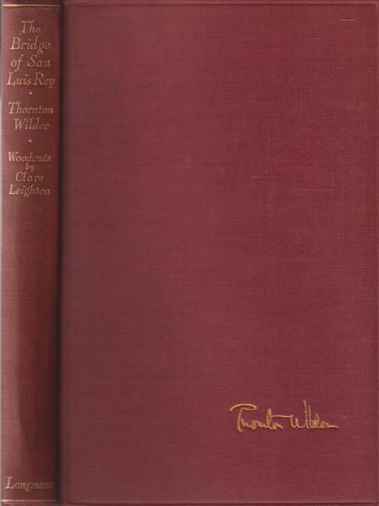 The Bridge of San Luis Rey - Thornton Niven Wilder - copertina