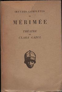 Theatre de Clara Gazul - Prosper Mérimée - copertina
