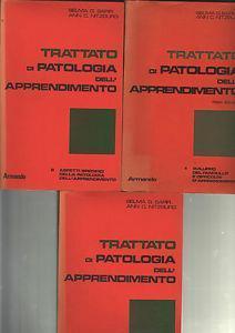 Trattato di patologia dell'apprendimento - S. G. Sapir - copertina