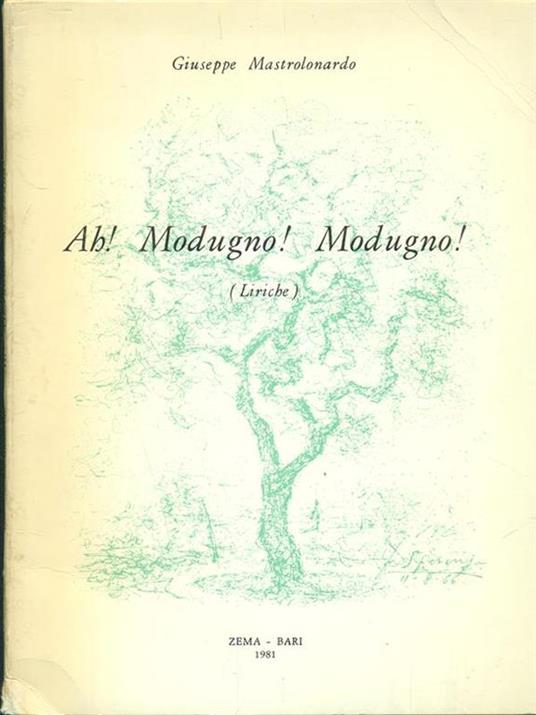 Ah! Modugno! Modugno! - Giuseppe Mastrolonardo - copertina