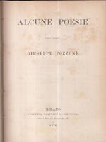 Alcune Poesie Dell'Abate Giuseppe Pozzone