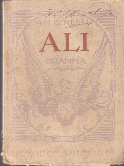 Ali, Dramma - Sem Benelli - copertina