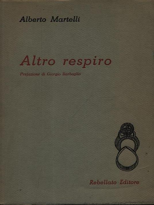Altro respiro - Alberto Martelli - copertina