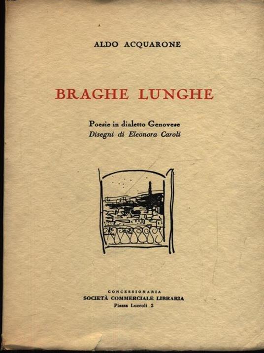 Braghe lunghe - Aldo Acquarone - copertina