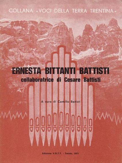 Ernesta Bittanti Battisti - Camillo Battisti - copertina