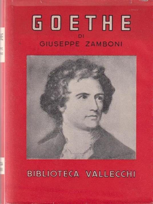 Goethe - Giuseppe Zamboni - copertina