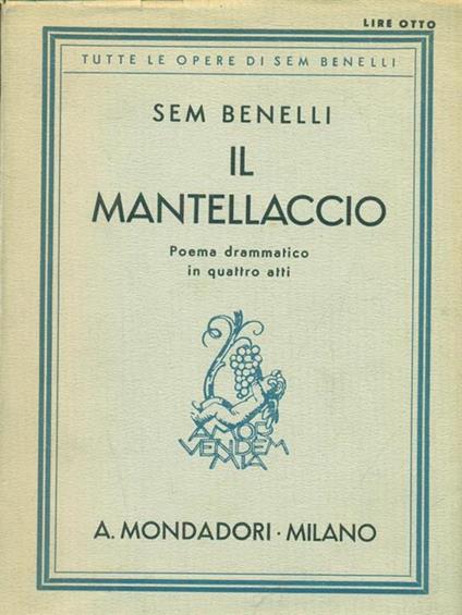 Il mantellaccio - Sem Benelli - copertina