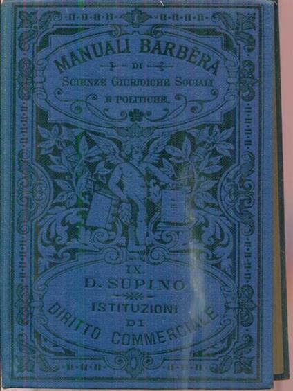 Istituzioni di diritto commerciale - David Supino - copertina