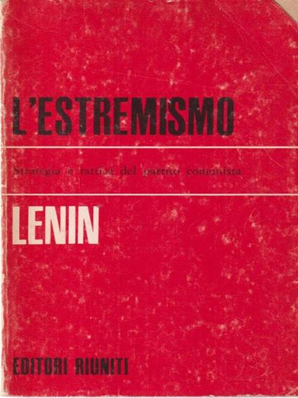 L' estremismo - Lenin - copertina