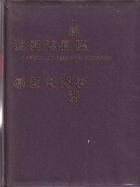 L' Italie au temps de Stendhal - copertina