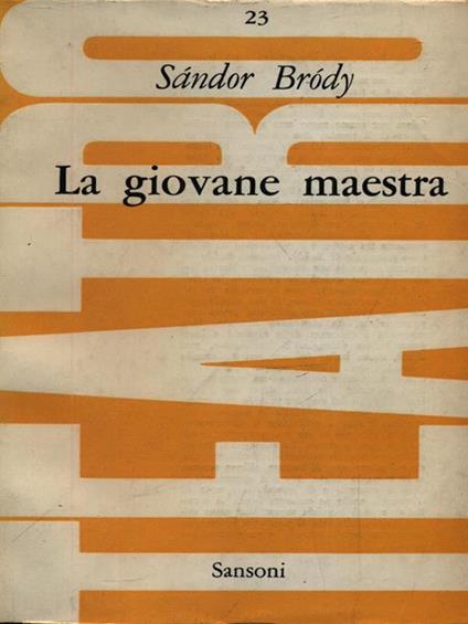 La giovane maestra - S. Brody - copertina