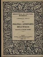 La politica annonaria dell'Italia
