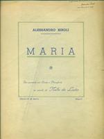 Maria. Spartito musicale. Prima edizione