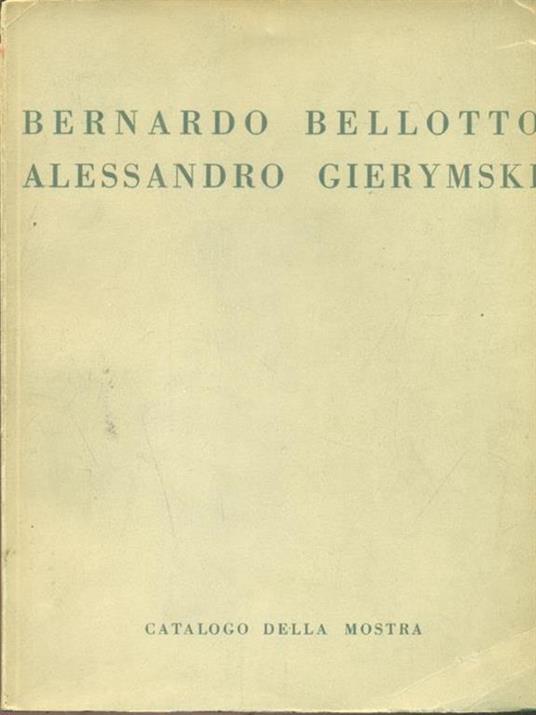 Mostra Bellotto Gierymski - copertina