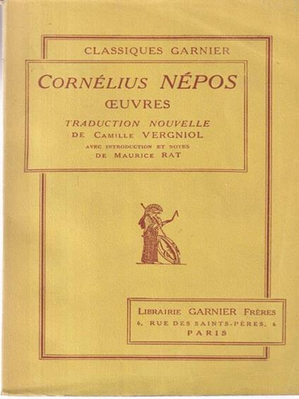 Oeuvres - Cornelio Nepote - copertina