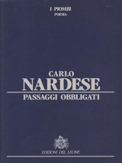 Passaggi obbligati - Carlo Nardese - copertina