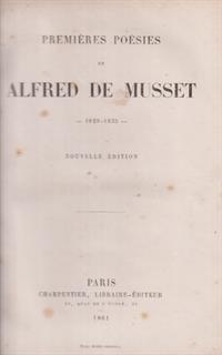 Premieres poesies de Alfred de Musset