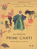 Primi canti