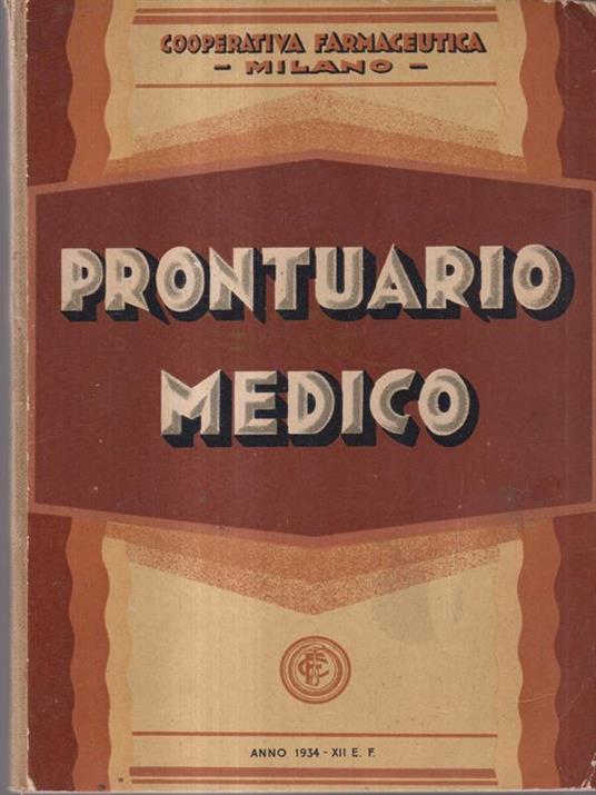 Prontuario medico - copertina