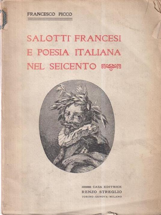 Salotti francesi e poesia Italiana nel Seicento - Francesco Picco - copertina