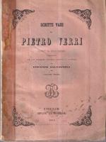 Scritti vari di pietro verri. Vol.1
