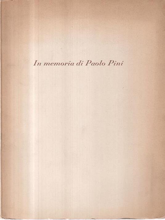 Scuola speciale - Paolo Pini - copertina