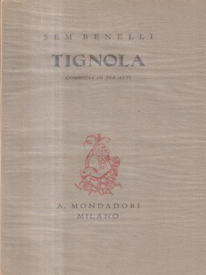 Tignola - Sem Benelli - copertina
