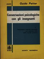 Conversazioni psicologiche con gli insegnanti II ciclo scuola primaria