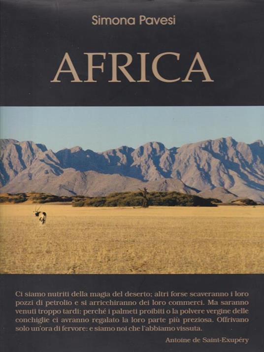 Africa - Simona Pavesi - copertina