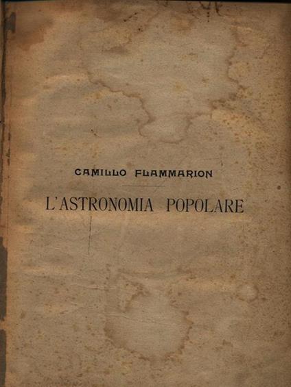 Astronomia popolare - copertina