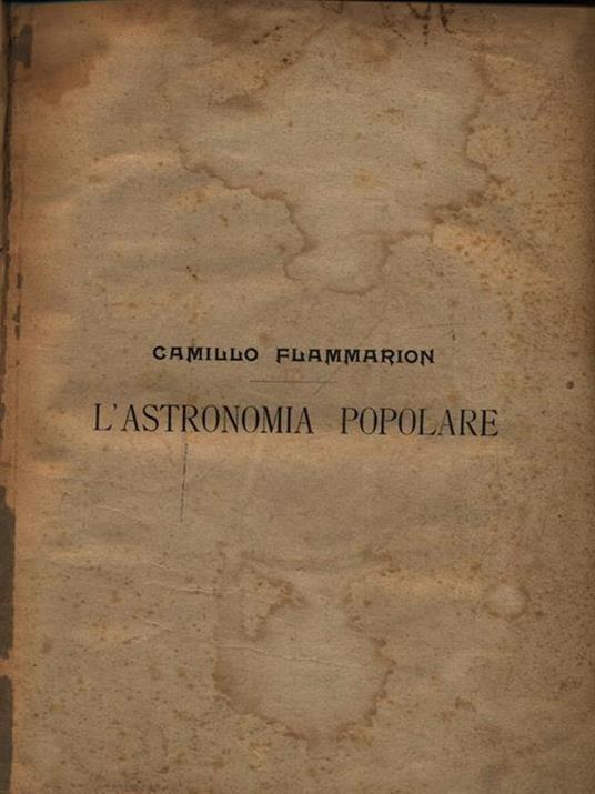 Astronomia popolare - copertina
