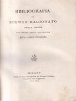 Bibliografia od elenco ragionato delle opere contenute nella collezione dè Classici Italiani