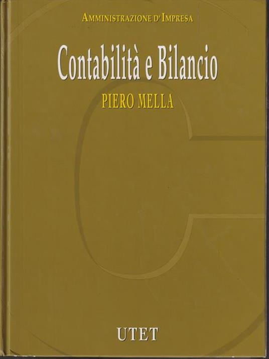 Contabilità e bilancio - Piero Mella - copertina